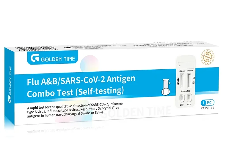 3-in-1 combo antigen test cassette for influenza A&B and SARS-CoV-2